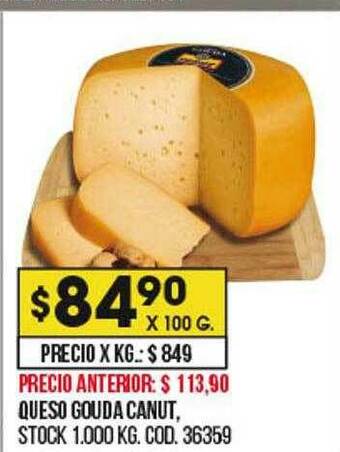 Coto Queso Gouda Canut oferta