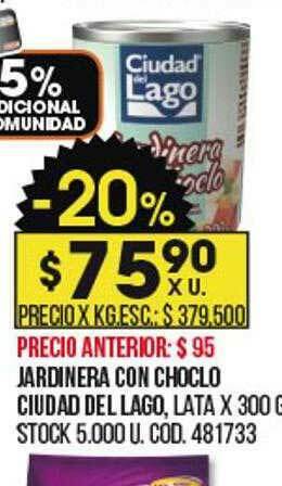 Coto Jardinera Con Choclo Ciudad Del Lago oferta