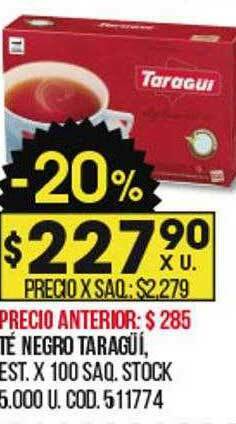 Coto Té Negro Taragüí oferta