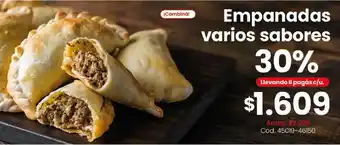 Coto Empanadas varios sabores oferta