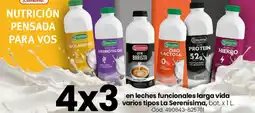 Coto La serenísima en leches funcionales larga vida varios tipos bot. oferta