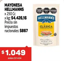 Makro Hellmanns mayonesa oferta