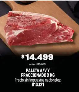 Makro Paleta a/v y fraccionado x kg oferta