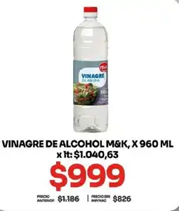 Makro M&K vinagre de alcohol oferta