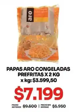 Makro Aro papas congeladas prefritas oferta