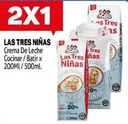 Makro Las tres niñas crema de leche oferta