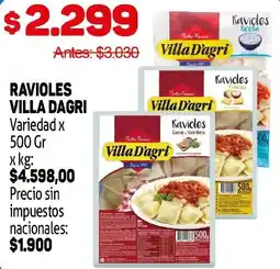 Makro Villa dagri ravioles oferta