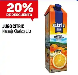 Makro Citric jugo de naranja oferta