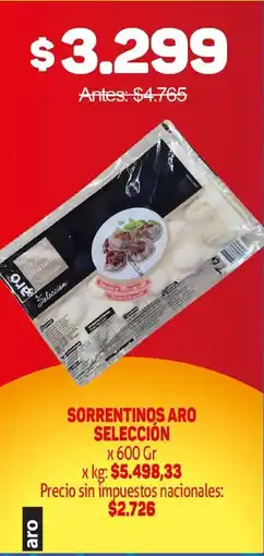 Makro Sorrentinos aro selección oferta