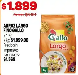 Makro Gallo arroz largo fino oferta