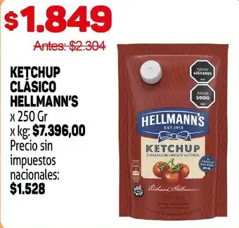 Hellmann's ketchup clásico