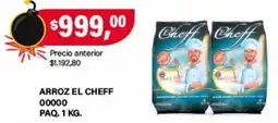 Supermercados Damesco El cheff arroz oferta