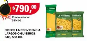 Supermercados Damesco La providencia fideos largos o guiseros oferta