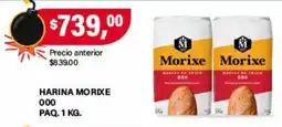 Supermercados Damesco Morixe harina de trigo 000 oferta