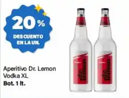 Supermercados Damesco Dr. Lemon aperitivo vodka xl oferta