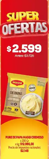 Makro Maggi pure de papas original oferta
