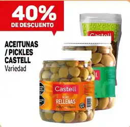 Makro Castell aceitunas / pickles variedad oferta