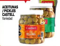 Makro Castell aceitunas / pickles variedad oferta