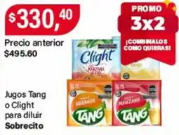 Supermercados Damesco Tang jugos o Clight para diluir sobrecito oferta