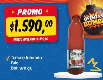 Supermercados Damesco Brio tomate triturado oferta