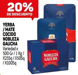 Makro Nobleza gaucha yerba / mate cocido oferta