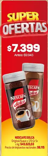 Makro Nescafe dolca oferta