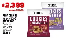 Makro Delicel cookies membrillo oferta