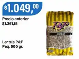 Supermercados Damesco P&P lenteja oferta