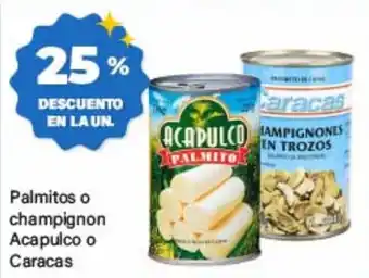 Supermercados Damesco Acapulco palmito o champignon caracas oferta