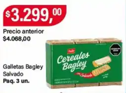 Supermercados Damesco Bagley galletas salvado oferta