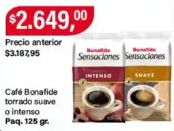 Supermercados Damesco Bonafide café torrado suave o intenso oferta