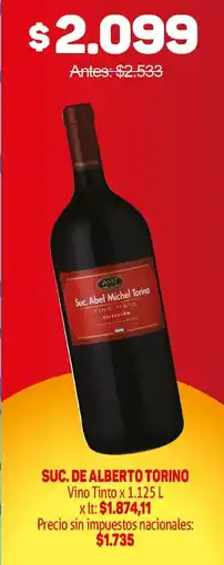 Makro Suc. abel michel torino vino tinto oferta