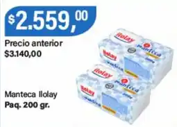 Supermercados Damesco Ilolay manteca oferta