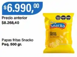 Supermercados Damesco Snacko papas fritas classicas oferta