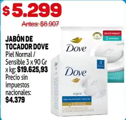 Makro Dove jabón de tocador oferta