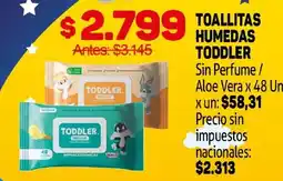 Makro Toddler toallitas humedas oferta