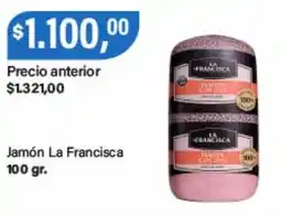 Supermercados Damesco La francisca jamón cocido oferta