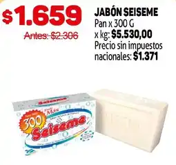 Makro Seiseme jabón oferta