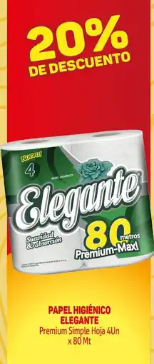 Makro Elegante papel higiénico oferta