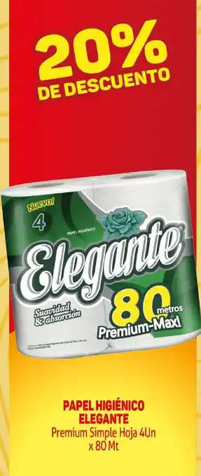 Makro Elegante papel higiénico oferta