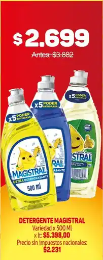 Makro Magistral detergente oferta