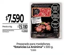 La Anonima Preparado para medallones oferta