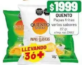 Almacor Quento - papas fritas varios sabores oferta