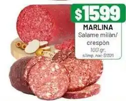 Almacor Milán - marlina salame milán/crespón oferta