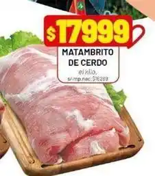 Almacor Matambrito de cerdo oferta