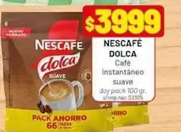 Almacor Nescafé - café instantáneo suave doy pack oferta