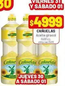 Almacor Cañuelas - aceite girasol oferta
