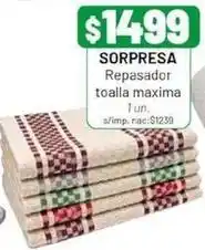 Almacor Máxima - repasador toalla maxima oferta