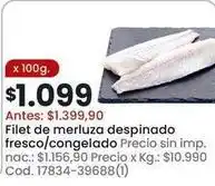 Coto Filet de merluza despindo fresco/congelado cod. 17834-39688(1) oferta