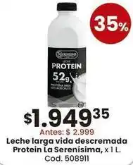 Coto La serenísima - leche larga vida descremada protein oferta